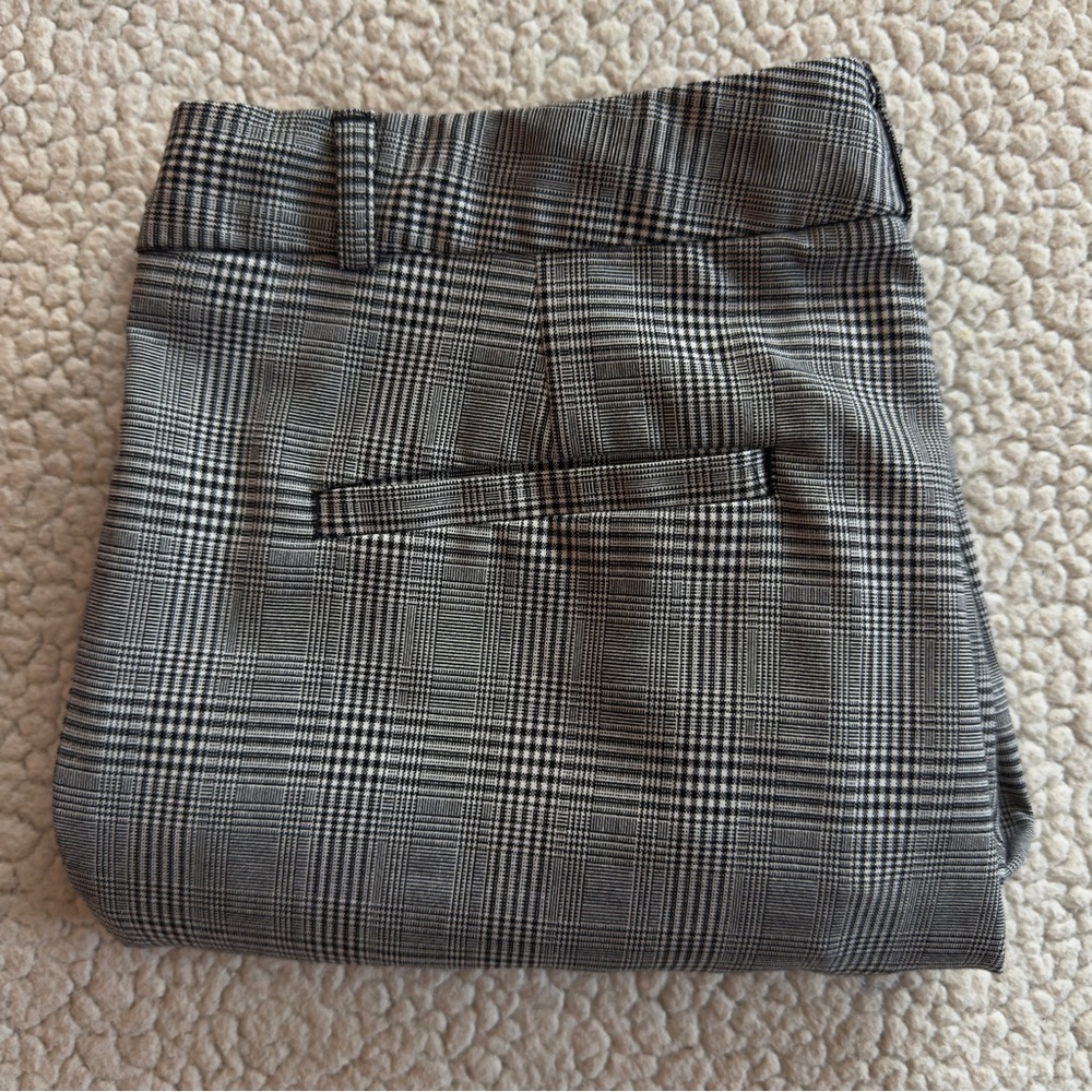 Banana Republic Ryan Fit Check Dress Pants 4P Petite Bi-Stretch - Picture 5 of 10